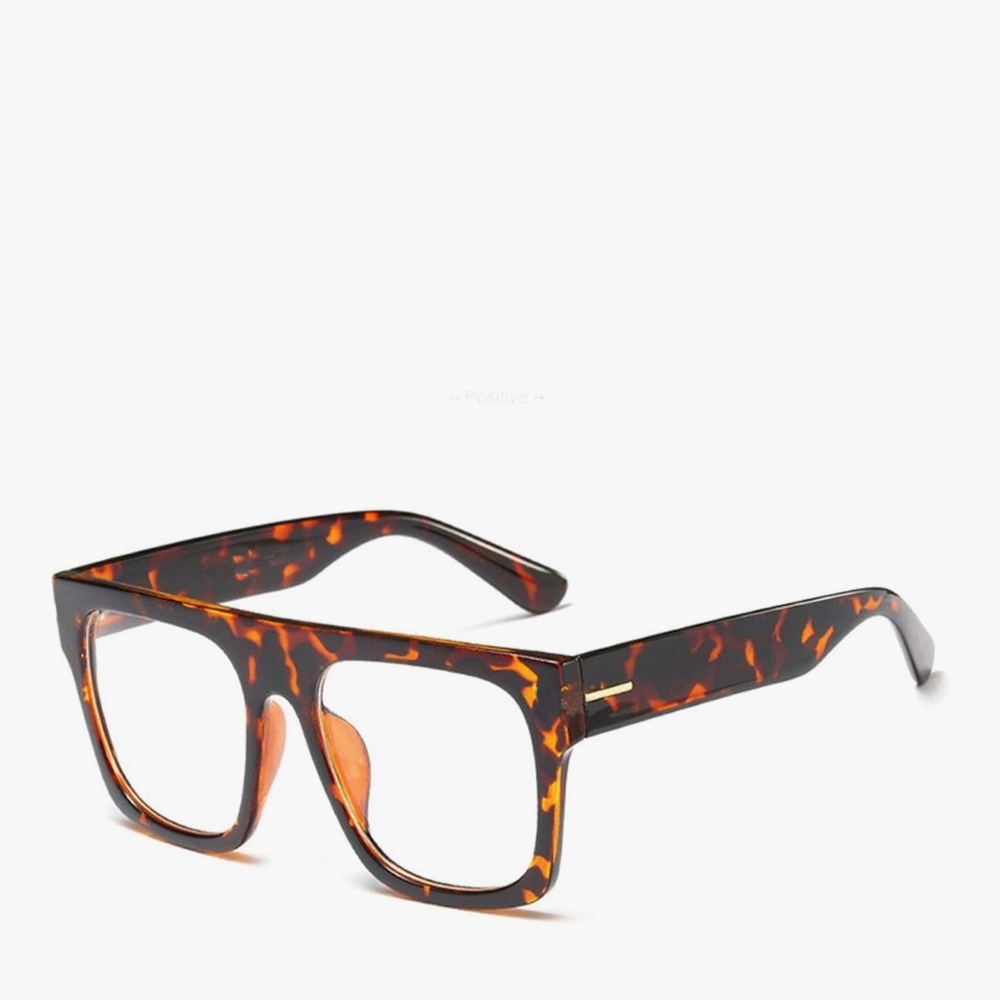 Tortoise Shell Square Blue Light Glasses